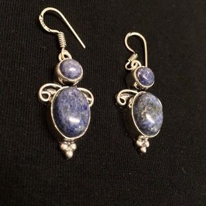 Lapis Lazuli Sterling Silver Earrings